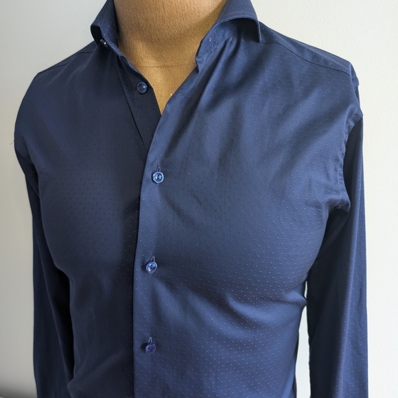 🇸🇪ETON Men's Navy Blue Shirt - Picture 5 of 13